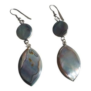 Woman's Abalone Earrings